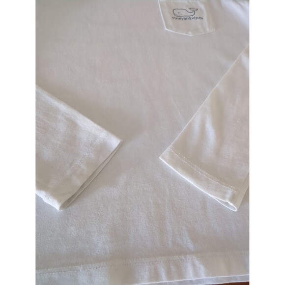 Vineyard Vines Santa Hat Long Sleeve 100% Cotton Tee Boys Size Medium GUC - Picture 4 of 7